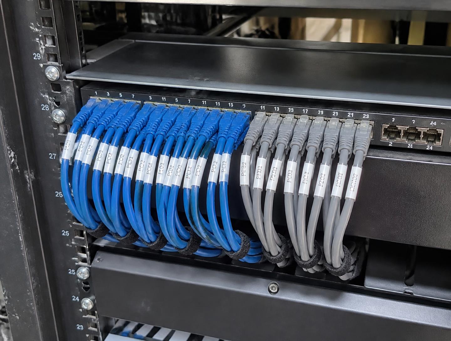 Managed switching and structured patching